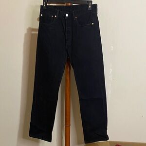 Levi's Black 501 Jeans